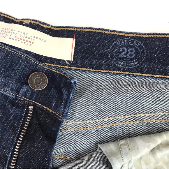 MARC BY MARC JACOBS Denim slouchy distressed shorts! - Picture 9 of 14